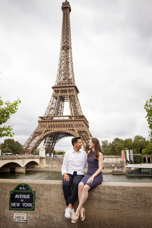 Photograph from the Couple — Bir-Hakeim, day session in Paris by Anna