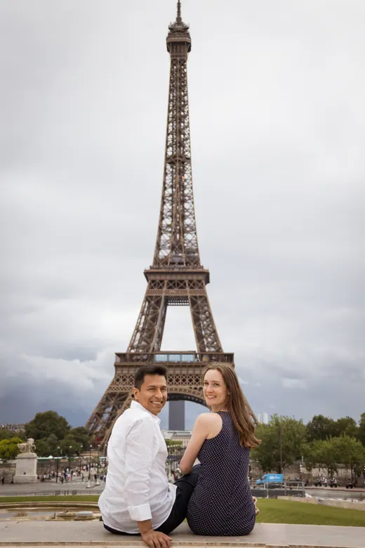 Photograph from the Couple — Bir-Hakeim, day session in Paris by Anna