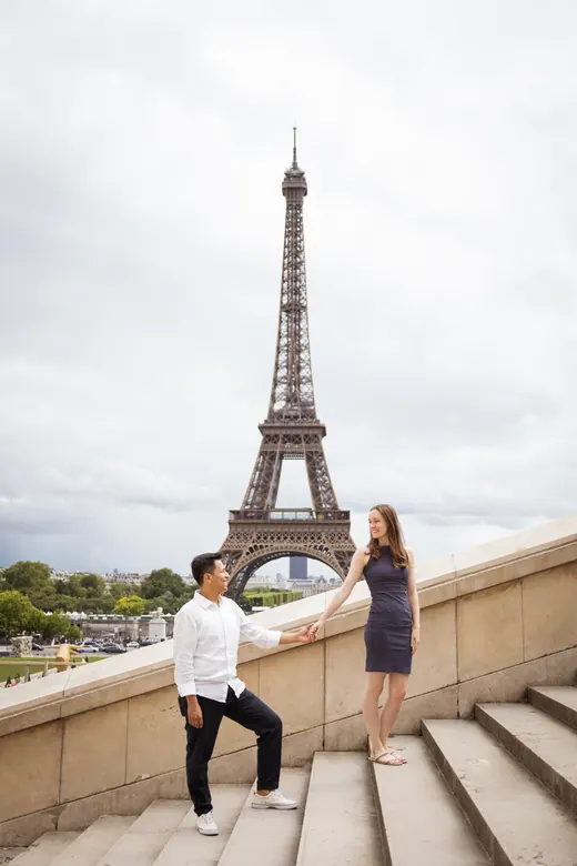 Photograph from the Couple — Bir-Hakeim, day session in Paris by Anna