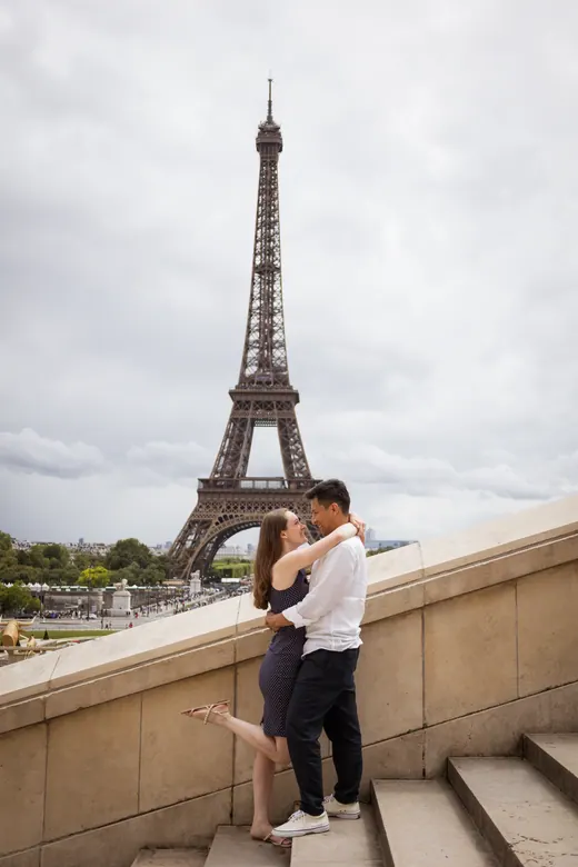 Photograph from the Couple — Bir-Hakeim, day session in Paris by Anna