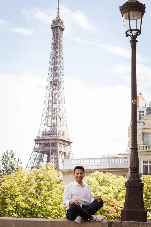 Photograph from the Couple — Bir-Hakeim, day session in Paris by Anna