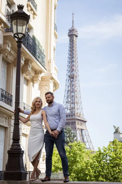 Photograph from the Couple — Trocadéro, day session in Paris by Anna