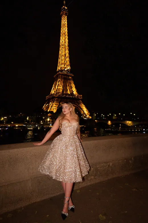 Photograph from the Couple — Eiffel at night session in Paris by Anna