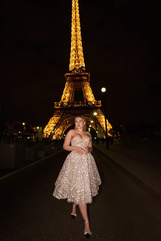 Photograph from the Couple — Eiffel at night session in Paris by Anna