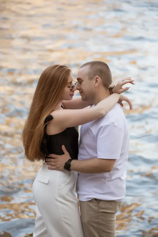 Photograph from the Couple — Seine, day into night session in Paris by Anna