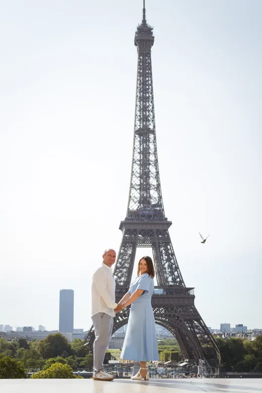 Photograph from the Family — pale blue, day session in Paris by Anna