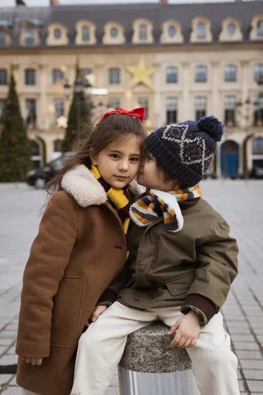 Photograph from the Family — dog & Christmas session in Paris by Anna