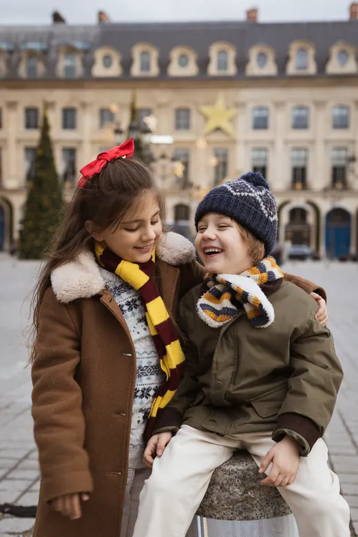 Photograph from the Family — dog & Christmas session in Paris by Anna