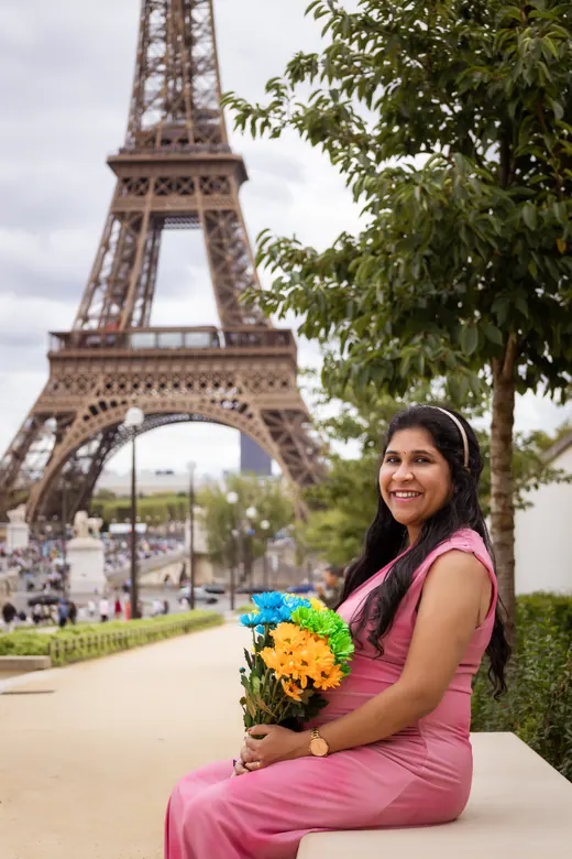 Photograph from the Family — picnic, bridge session in Paris by Anna