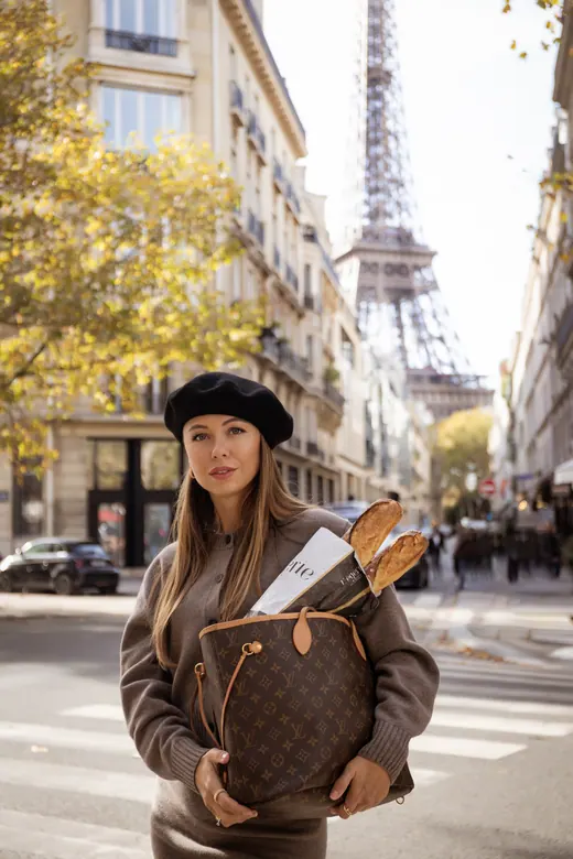 Photograph from the Trench coat — newspaper session in Paris by Anna