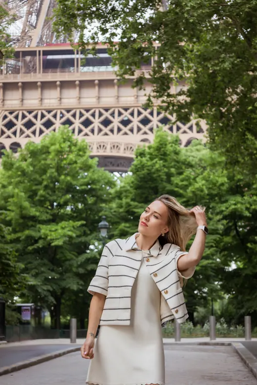 Photograph from the Striped top — Trocadéro session in Paris by Anna