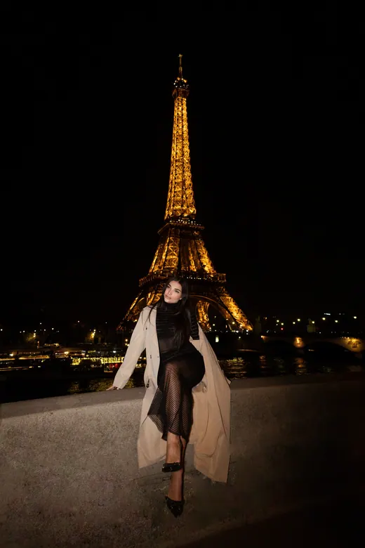 Photograph from the Black — night, far session in Paris by Anna