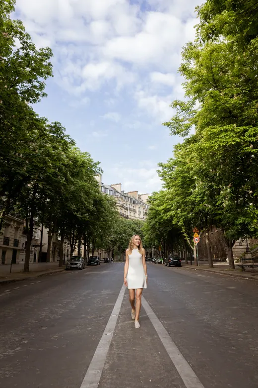 Photograph from the Striped top — Trocadéro session in Paris by Anna
