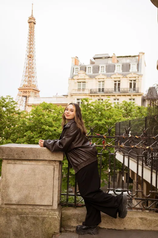 Photograph from the Leather jacket — day session in Paris by Anna