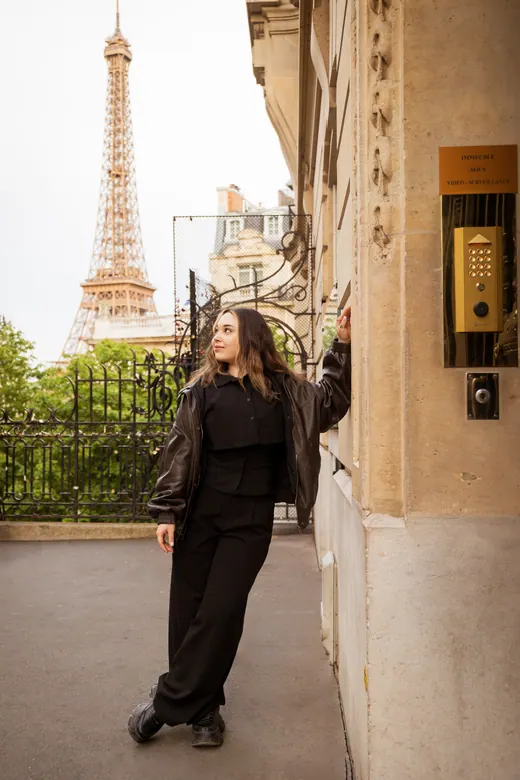 Photograph from the Leather jacket — day session in Paris by Anna