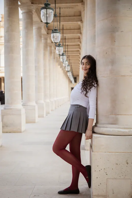 Photograph from the Long coat — Palais-Royal session in Paris by Anna