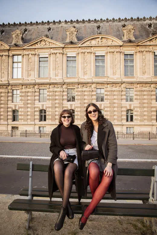 Photograph from the Long coat — Palais-Royal session in Paris by Anna