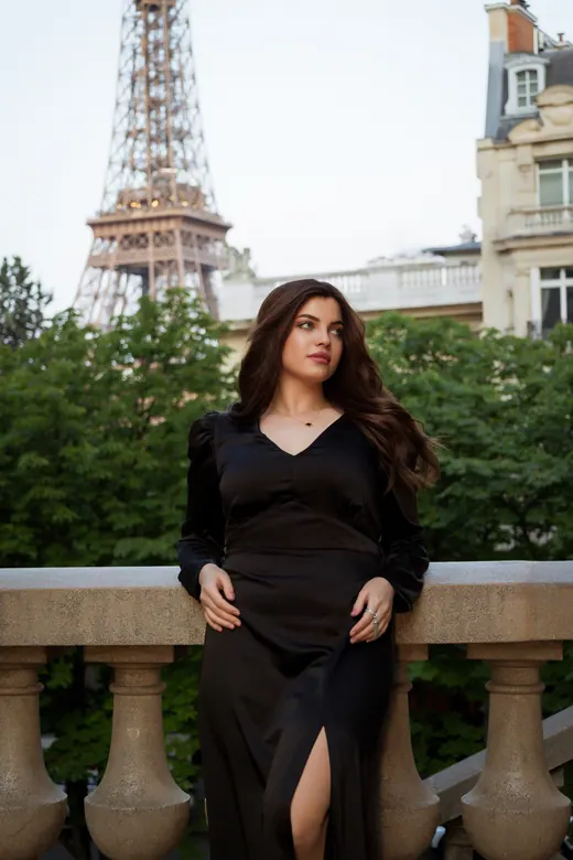 Photograph from the Proposal — Trocadéro session in Paris by Anna