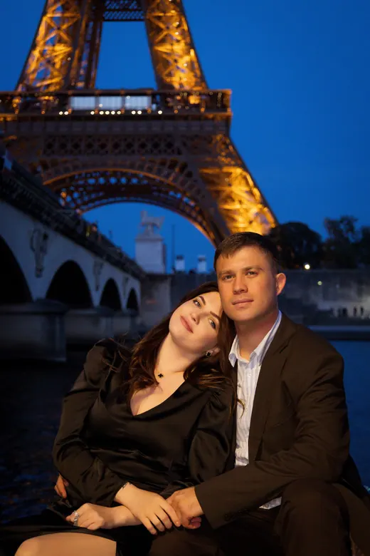 Photograph from the Proposal — Trocadéro session in Paris by Anna