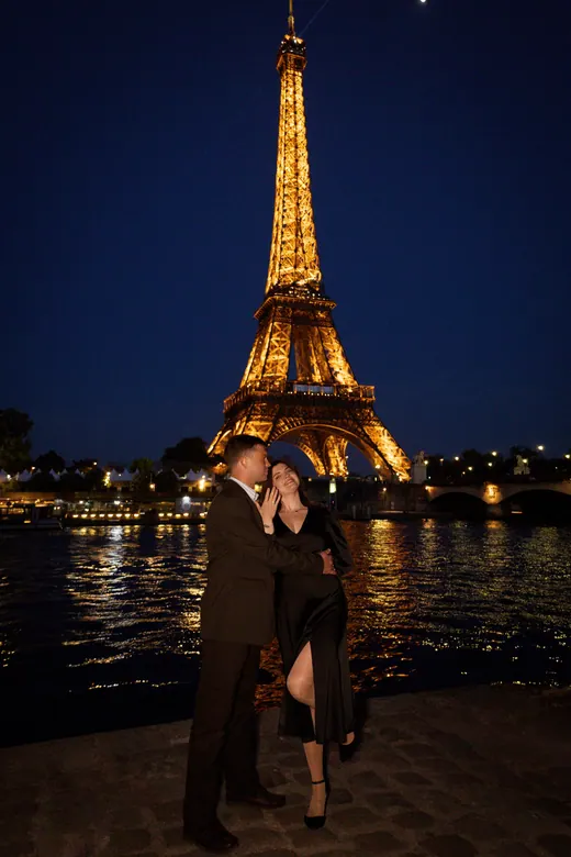 Photograph from the Proposal — Trocadéro session in Paris by Anna