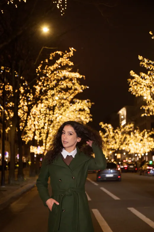 Photograph from the Proposal — roses at night session in Paris by Anna