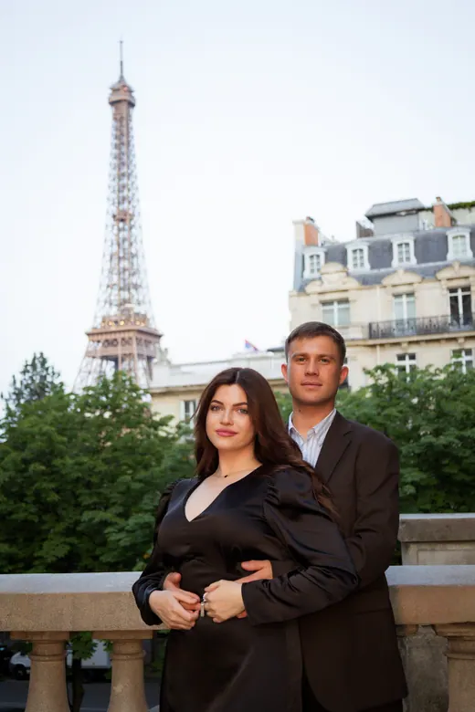 Photograph from the Proposal — Trocadéro session in Paris by Anna