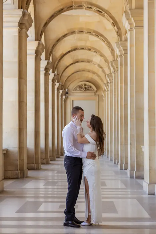 Photograph from the Wedding — Trocadéro & street session in Paris by Anna