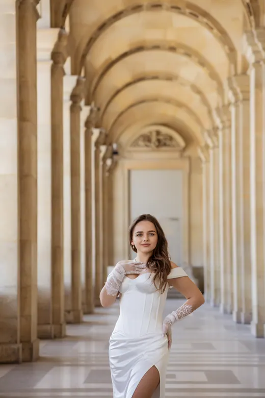 Photograph from the Wedding — Trocadéro & street session in Paris by Anna