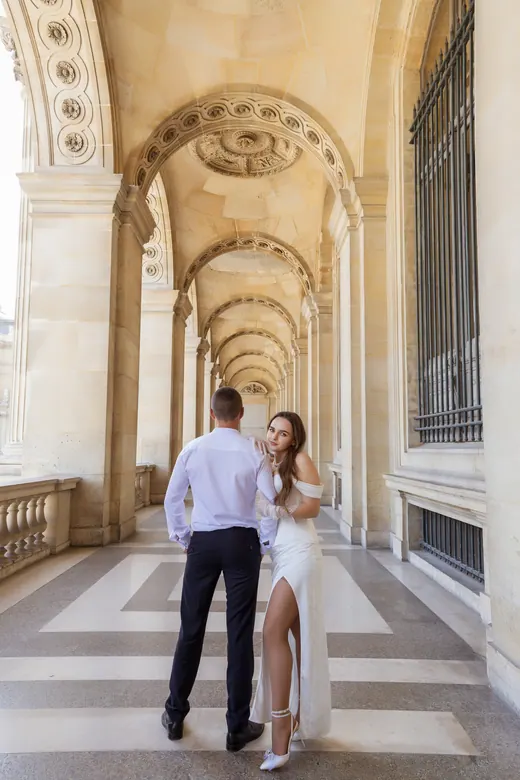 Photograph from the Wedding — Trocadéro & street session in Paris by Anna