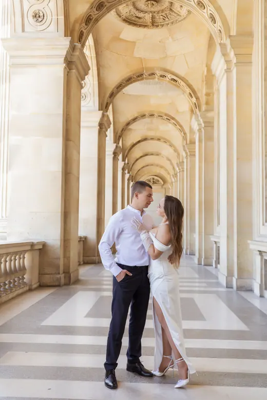 Photograph from the Wedding — Trocadéro & street session in Paris by Anna