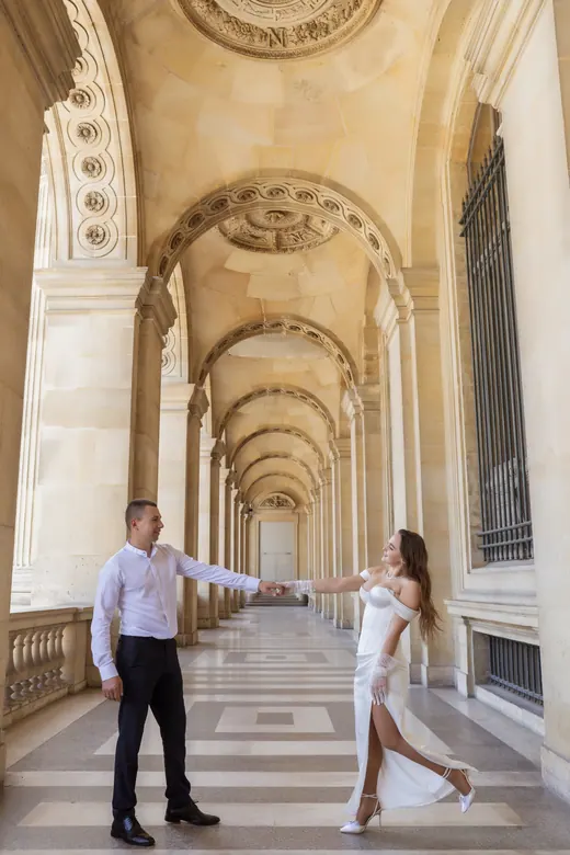 Photograph from the Wedding — Trocadéro & street session in Paris by Anna