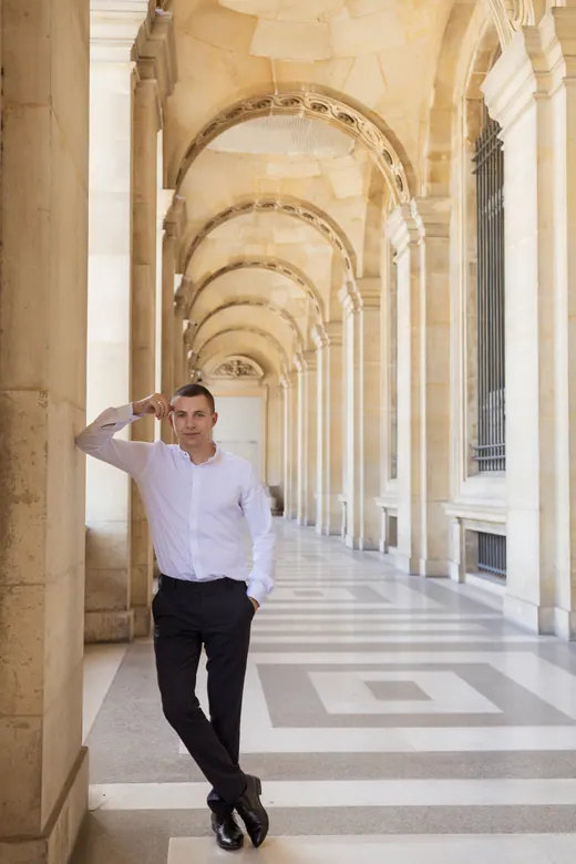 Photograph from the Wedding — Trocadéro & street session in Paris by Anna