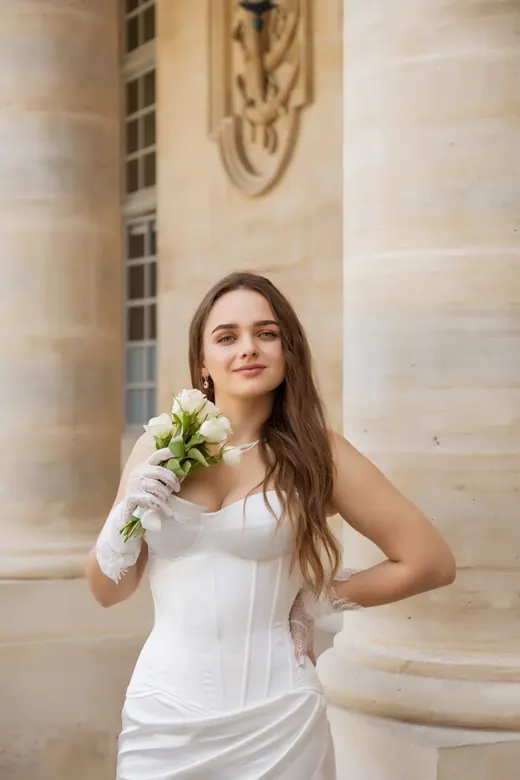 Photograph from the Wedding — Trocadéro & street session in Paris by Anna