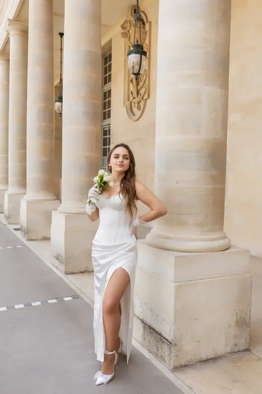 Photograph from the Wedding — Trocadéro & street session in Paris by Anna