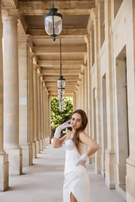 Photograph from the Wedding — Trocadéro & street session in Paris by Anna