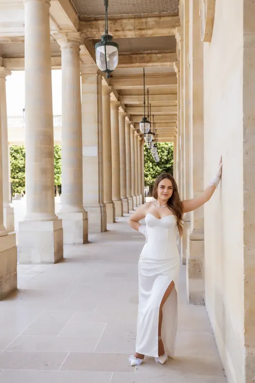 Photograph from the Wedding — Trocadéro & street session in Paris by Anna