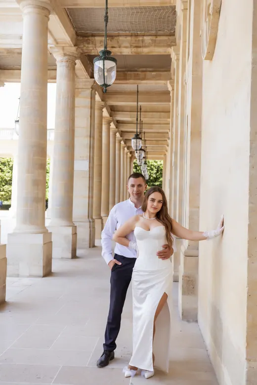 Photograph from the Wedding — Trocadéro & street session in Paris by Anna