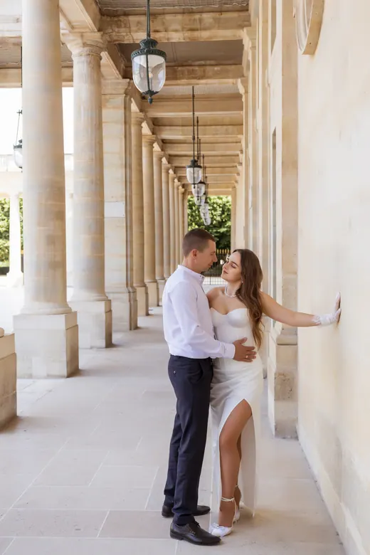 Photograph from the Wedding — Trocadéro & street session in Paris by Anna