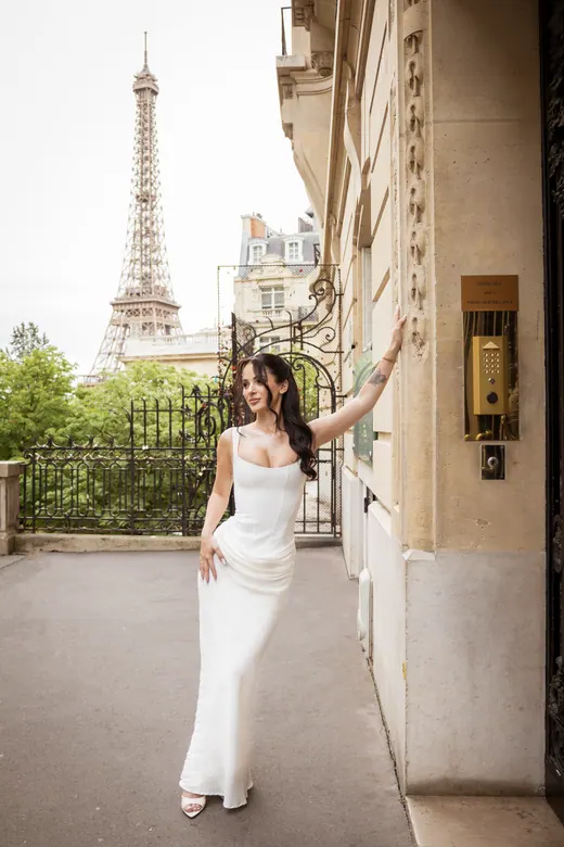 Photograph from the Wedding — gate, day session in Paris by Anna