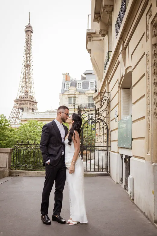 Photograph from the Wedding — gate, day session in Paris by Anna