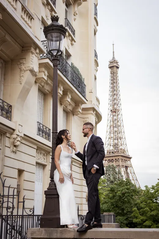 Photograph from the Wedding — gate, day session in Paris by Anna