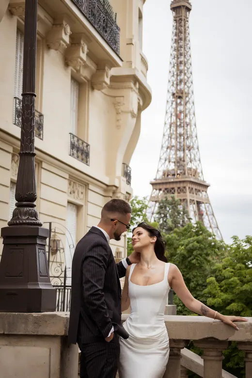 Photograph from the Wedding — gate, day session in Paris by Anna