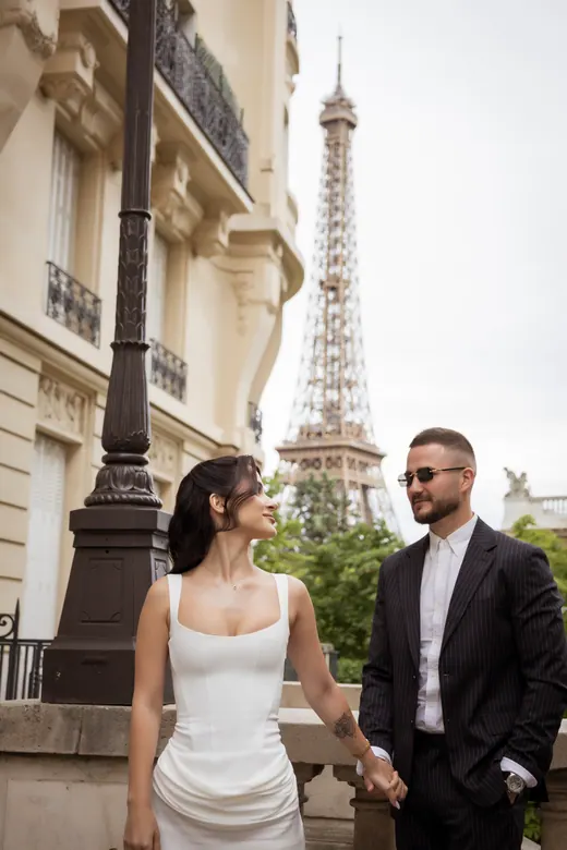 Photograph from the Wedding — gate, day session in Paris by Anna