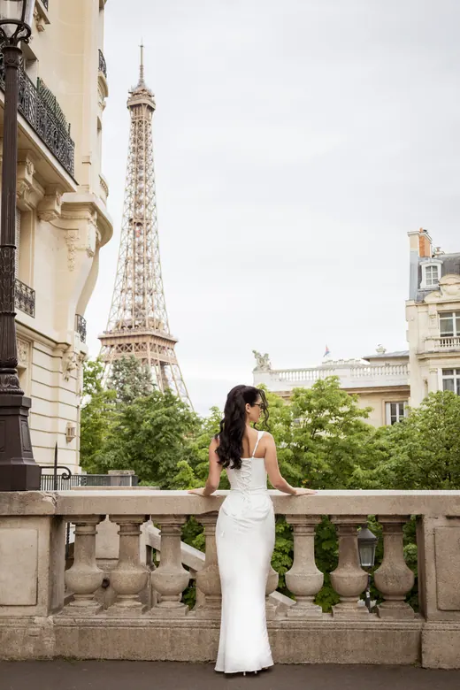 Photograph from the Wedding — gate, day session in Paris by Anna