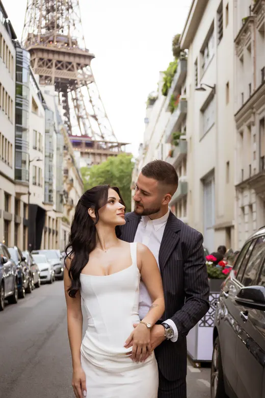 Photograph from the Wedding — gate, day session in Paris by Anna