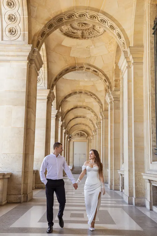 Photograph from the Wedding — Trocadéro & street session in Paris by Anna