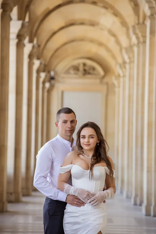 Photograph from the Wedding — Trocadéro & street session in Paris by Anna